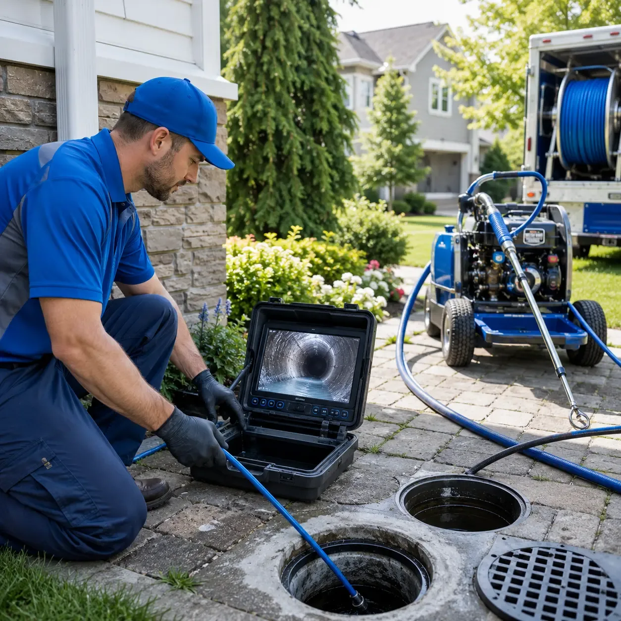 Outdoor drain cleaning professionals serving West Paducah, KY